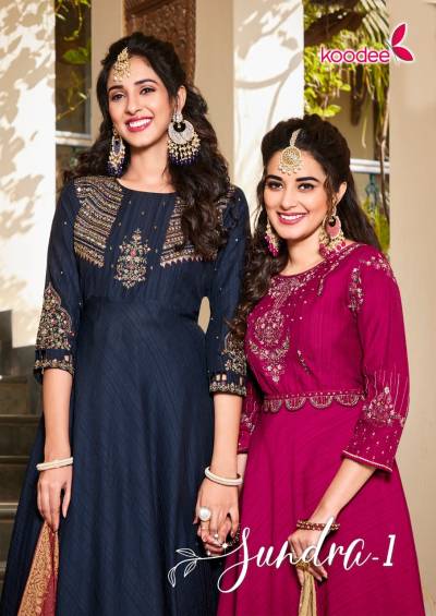 Sundra Vol 1 By Koodee Eid Special Designer Gown With Dupatta